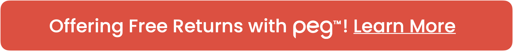Offering Free Returns with Peg